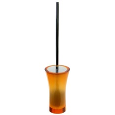 Toilet Brush Holder, Free Standing, Orange, Made From Thermoplastic Resins